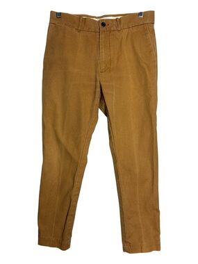 Jack Spade Canvas Cotton Brown Slim Fit Chino Pants, size 30